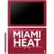 NBA Miami Heat Standard - Red Galaxy Book 12in Skin